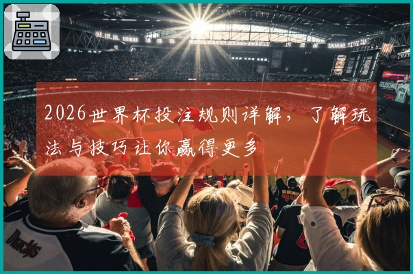 2026世界杯投注规则详解，了解玩法与技巧让你赢得更多